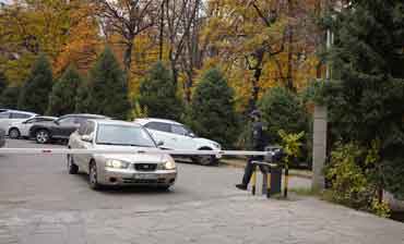 Проверка на шлагбауме