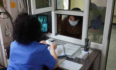 Выдача квитка направления