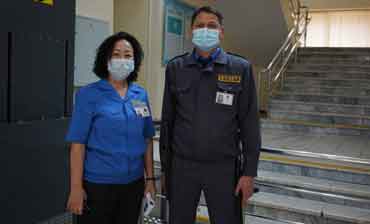 Сотрудники охранной компании