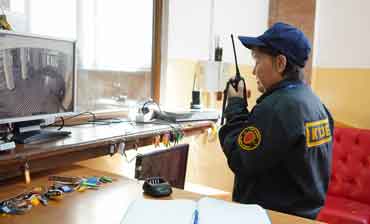 Охранник на посту